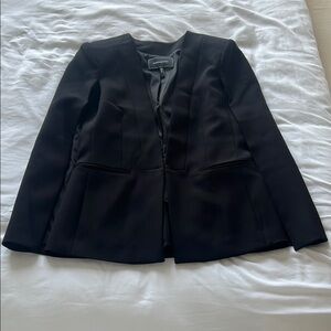 BCBGMaxAzria Black Blazer Structured Suit Jacket